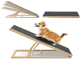 Large Dog Pet Ramp Stairs with Adjustable Height for Bed Couch Car Truck SUV, Foldable Dog Ramp for 53404340