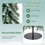 3-Piece Slim Pencil Christmas Tree Set - 216302505 Branch Tips, Simulated Snow 90263291
