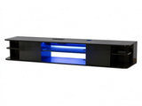 Wall Mounted TV Stand, 63" x 11.8" x 11.8", Floating TV Cabinet with 2 Doors, 59295808