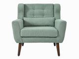 Modern Accent Chair,Teddy Fabric Living Room Chairs Comfy Reading Chair,Mid Century Accent Chair, W1028P236473