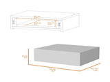 White Wall-Mounted Floating Nightstand B062P175152