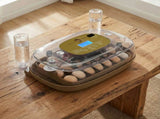 24 Egg Incubator with Automatic Egg Turning, 110V Digital Poultry Hatcher with LED Egg Candler, 65727971