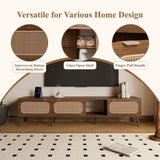 78" TV Stand for 75/80/85 inch TV, Console with Ample Storage for Living Room, Bedroom, N710P298238P