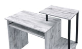 Lyphre Antique White & Black Finish Computer Desk B2726P282405