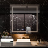 Smart LED Medicine Cabinet with Built-in High-Power Outlet 36*36inch Stepless Dimming & Anti-Fog W637P148122