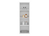 Cale Wall Cabinet, 4 Shelves, White B097P474255