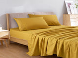 Bed Sheets 4-Piece Set OEKO-TEX Certified Bedding with Fitted Sheet, Flat Sheet & Pillowcases 97000284