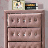 Pink 4-Drawer Chest B062P209049