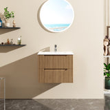 Goodyo 24" Wall-Mount Bathroom Vanity Cabinet Floating D16392630