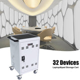 ZUN Mobile Charging Cart and Cabinet for Tablets Laptops 32-Device 90833794