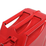 ZUN 20L US Standard Cold-rolled Plate Petrol Diesel Can Gasoline Bucket with Oil Pipe Red 10380296