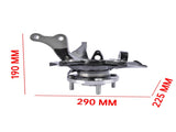Front Right Steering Knuckle Fits for Hyundai Elantra Hatchback Sedan 2.0L L4 2001-2006 Black 1Pc 53730942