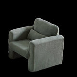 ZUN 33"Corduroy Fabric Single Sofa, Modern Lounge Chairs Single Sofa with Support Pillow, for Apartment, W834P171871