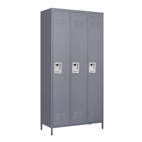 ZUN 3 Door 72"H Metal Lockers With Lock for Employees,Storage Locker Cabinet for Home Gym Office School 58081242