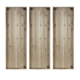 Two-tone Geometric 3-piece Wood Wall Decor Set B03597681