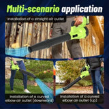 Leaf Blower Cordless, 400CFM &200MPH Brushless Motor Electric Leaf Blower with 2X 21V 4.0Ah Battery 46978821