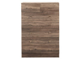 Grey linen particleboard with melamine veneer, 66*40*131cm, 52 drawer cabinet, matte gold handles 29836345