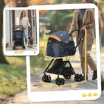 ZUN Dog Stroller /small animal cage/Pet cages （Prohibited by WalMart） 54480568