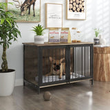 Wooden Dog Crate Large/Medium Dog, Dog Kennel Large Breed, Indoor Dog Cage W331P225795