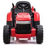 ZUN 12V Kids Ride On Tractor with Trailer, Battery Powered Electric Car w/ Music, USB, Music, LED W2181P146468