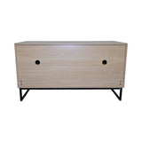 Modern Wooden Cat House with Scratching Mat - 24.45" x 21.46" x 25.98", 72.6 lbs W1412P271586