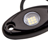White 4pcs LED Rock Lights For Jeep Offroad Boat Truck UTV ATV Underbody Light 58603515