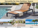 Outdoor Chaise Lounges Pool Lounge Chairs Outdoor Daybed Recliner with Adjustable Backrest for N719P383161B