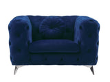 Atronia Blue Velvet Chair B2726P255740