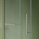 56"-60"W x 76"H Frameless Door, Sliding Door, Premium 5/16" Thick Tempered Glass W2011P198051