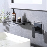 Single Handle Waterfall Wall Mounted Bathroom Sink Faucet W121750467