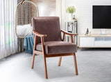 Mid-Century Modern Chair, Living Room Chair with Solid Wood Frame, Accent Chair Extra-Thick W2200P186179
