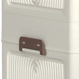 Portable Wardrobe Closet Storage Organizer for Clothes,Clothes Dresser, Magnetic Doors with 4 Cubes 76602554