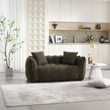 Soft beanbag chair with high resilience foam core for two people. The comfortable square recliner W1996P182162