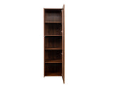 Display Cabinet transparent acrylic plate Doors, Curio Storage Cabinet 5 Shelves, Bookcase W331P380593