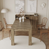 Modern Extendable Dining Table with Storage W331P234973
