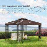 Gazebo Replacement Canopy -AS 53741021