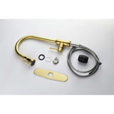 Single Handle High Arc Pull Out Kitchen Faucet,Single Level Stainless Steel Kitchen Sink Faucets W2287141939