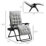 ZUN Folding Lounge Chairs / beach chair 99923463