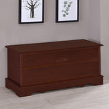 Warm Brown Rectangular Cedar Chest B062P153913
