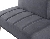 ZUN 45"Inch Width Modern End of Bed Bench,Cotton Linen Fabric Upholstered 2 Seater Sofa Couch Entryway W2865P225575