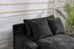 ZUN Modern Luxury Sofa Couch for Living Room Quality Upholstery Sleeper Sofa Bed Daybed Black W1097P232982