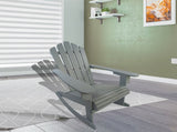 Reclining Wooden Outdoor Rocking Adirondack chair,walnut W49591475