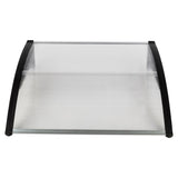 HT-100 x 96cm Household Application Door & Window Rain Cover Eaves Black Holder 29975683