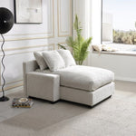 ZUN Modern Luxury Sofa Couch for Living Room Quality Upholstery Sleeper Sofa Bed Daybed Beige W1097P232983