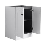 24" Freestanding Bathroom Vanity & 2 Soft-Close Cabinet Doors -Excluding Sink W999P241064