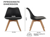 Set of four dining chairs, medieval modern style dining chairs for kitchen and dining room, with W3851P457788