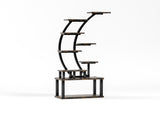 Plant Stand indoor 9-Tiered , 63.6" Tall Plant Stand with 5 Grow Lights, Adjustable Lighting Modes 12507409