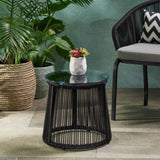 MOONSTONE SIDE TABLE 67842.00BLK