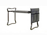 Gray Foldable Garden Kneeler and Seat Heavy Duty 2-in-1 Stool with EVA Pad and Detachable Tool 82842220