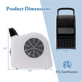 3-Speed High Velocity Air Mover - 250/287/325 CFM, 185&deg Rotatable Head for Targeted 48529615